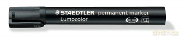Staedtler - Lumocolor Permanent Marker Set - 4 pcs Black (60 BK-6)