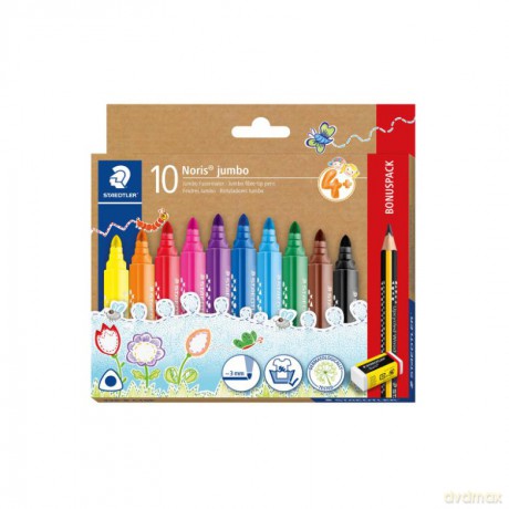 Staedtler - Noris jumbo markers - 10 pcs (328-B C10P)