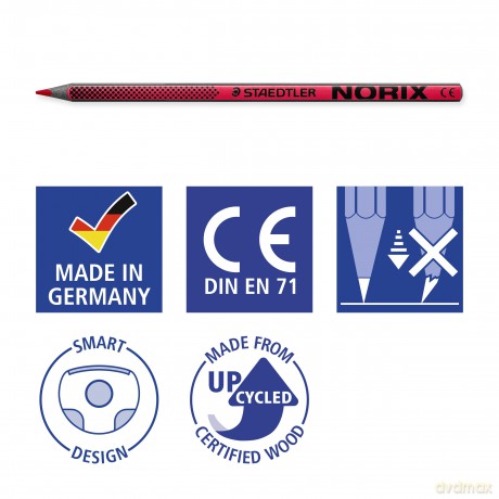Staedtler - Norix colour pencils - 24 (186 C24)