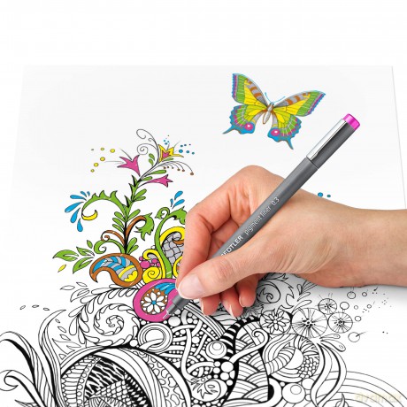 Staedtler - Pigment Liner Colours (30805SBK12)