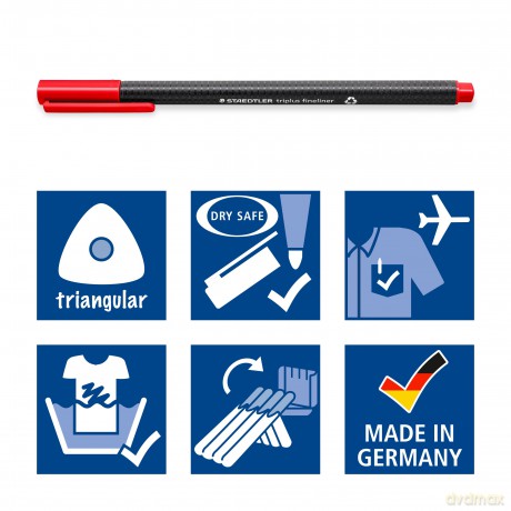 Staedtler - Triplus Fineliner - 40 pcs (334 C40-C)