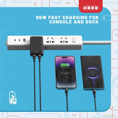 Stealth - Slim Travel Adapter - Switch, OLED, Lite, Switch 2