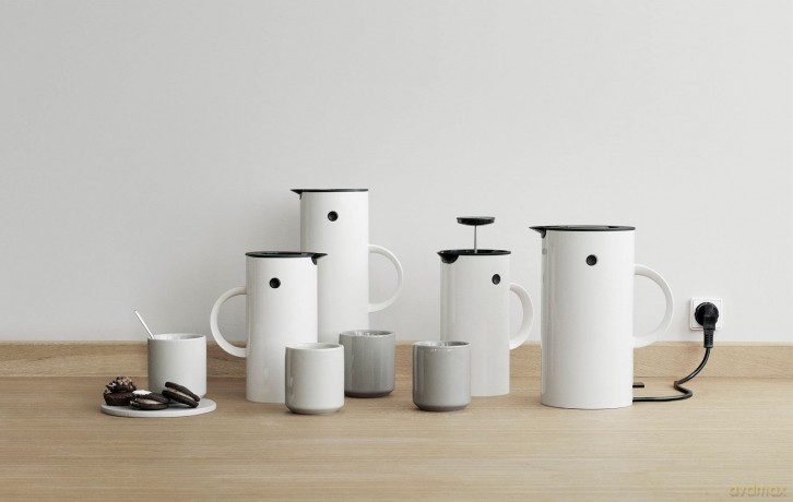 Stelton - EM77 Vacuum Jug 1 L (White)