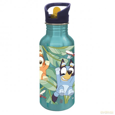 Stor - BLUEY Aluminiowa butelka z ustnikiem - Blue - 545 ml