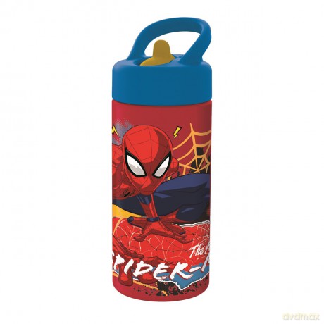 Stor - Bidon dziecięcy Spiderman ze słomką - 410 ml