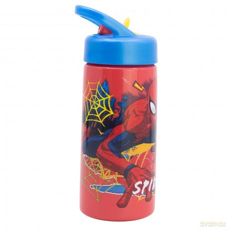 Stor - Bidon dziecięcy Spiderman ze słomką - 410 ml