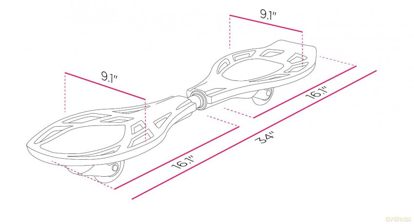 Streetsurfing - Waveboard LX Explosive (SS-03-05-015)