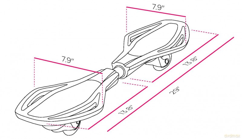 Streetsurfing - Waveboard Mini SL Blocks (SS-03-02-022-2)