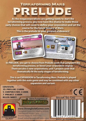 Terraforming Mars: Prelude (English)