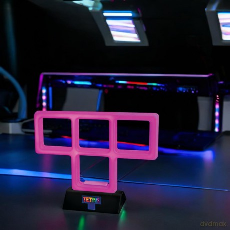 Tetris - Purple Neon Light - Purple - 21cm x 14cm