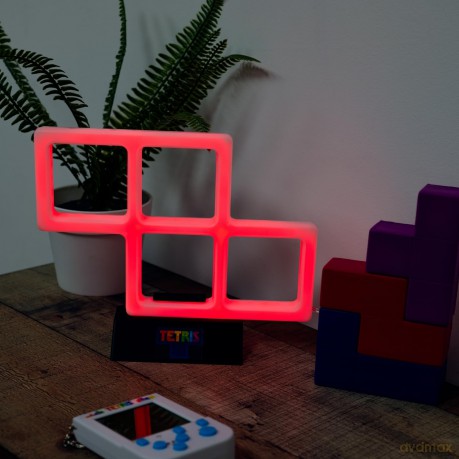 Tetris - Red Neon Light - Red - 21cm x 14cm