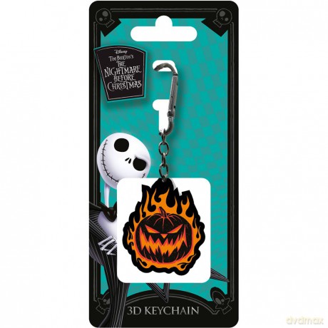 The Nightmare Before Christmas (Flaming Pumpkin) 3d Keychain