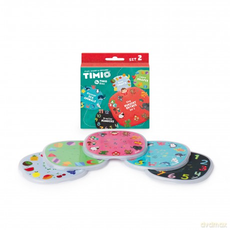 Timio - Disc Set 2 - Numbers, Nursery Rhymes, Sea Animals, Shapes and Fruits - (TM-TMD-02E)