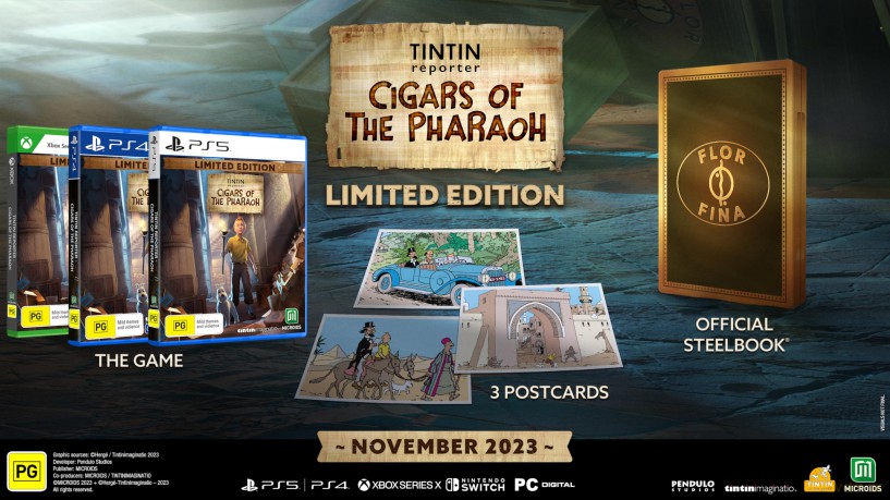 Tintin Reporter Cigars of the Pharaoh