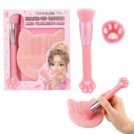 TOPModel - Brush and Cleaning Pad Kitty BEAUTY and ME (0413253)