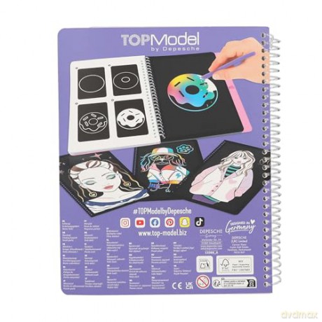 Topmodel - Magic-Scratch Book - (413266)