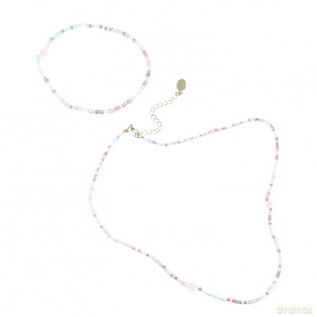 Topmodel - Necklace And Bracelet Set SUMMER FEELING - Soft-colored (413547)