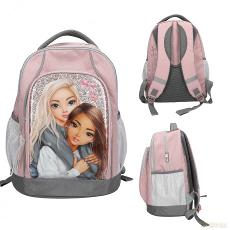 Topmodel - School Backpack MY BFF - Pink and Grey - 40 x 30 x 19 cm (413316)