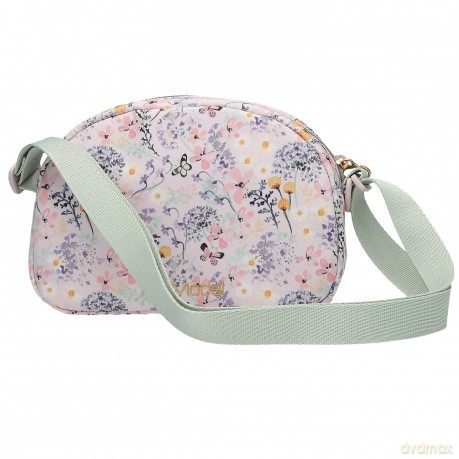Topmodel - TOPModel Shoulder Bag SUMMER FEELING - Soft pink and sage green - Small (413312)
