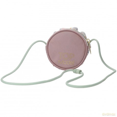 Topmodel - Nała torebka na ramię SUMMER FEELING - Soft Pink and Sage Green - 11x11x4 cm (413311)