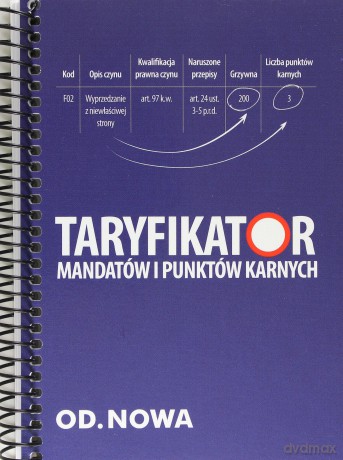 Taryfikator mandatów i punktów karnych w.2014 [KSIĄŻKA]