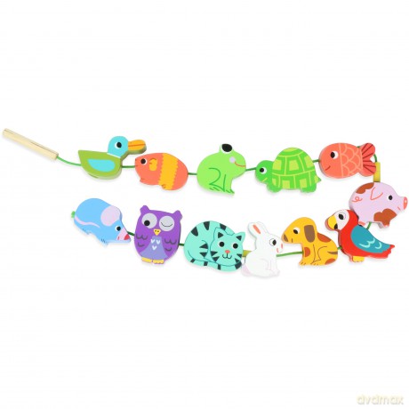 Vilac - Wooden beads - Animals (1504)