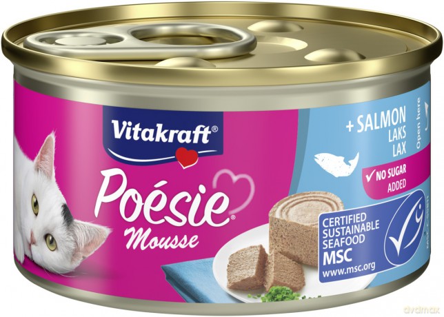 Vitakraft - Poesie Mousse, Salmon - 85gr