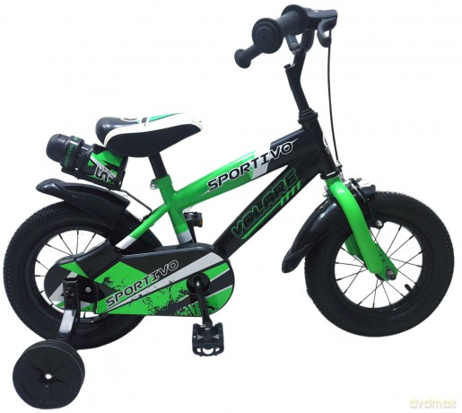 Volare - Children's Bicycle 12 - Green/Black (31278)