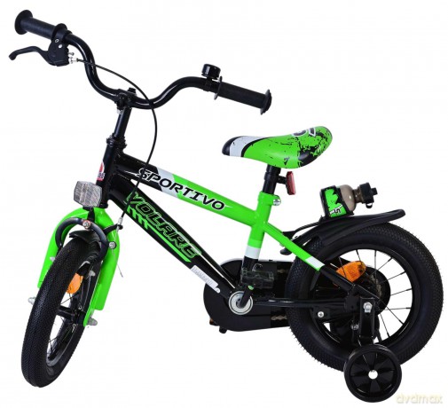 Volare - Children's Bicycle 12 - Green/Black (31278)