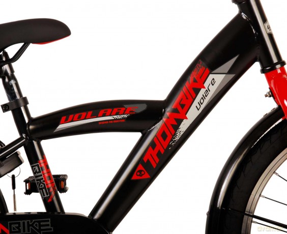 Volare - Children's Bicycle 20 - Thombike Black Red (22102)