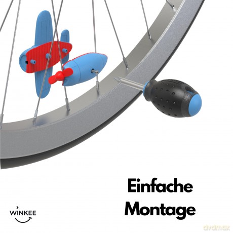 Winkee - Airplane Bike Accessory