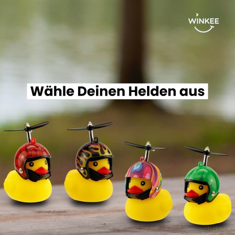 Winkee - Bike Duck Flower Power