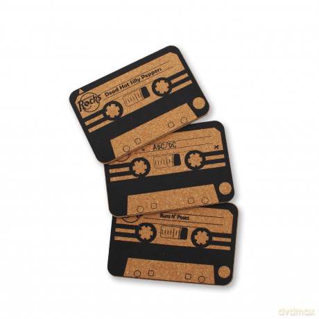 Winkee - Rocks Coaster Set of 6 - Black