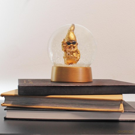 Winkee - Snow Globe - Snow Globe Gnome - Gold