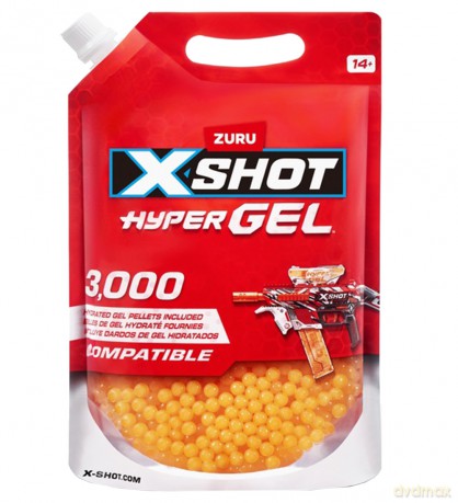 X-SHOT - HYPER GEL - Hydrated Gellet Refill Foilbag (36810SQ1)