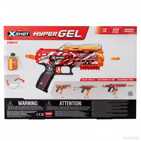 X-SHOT - Hyper Gel Stinger - Open Box - (36728)