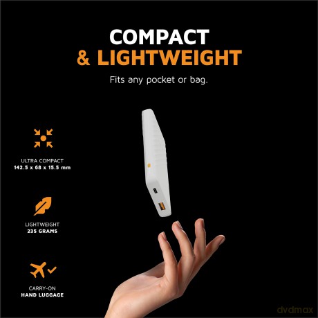 Xtorm - 15W FastCharge Go2 Powerbank 10.000 - Ash White