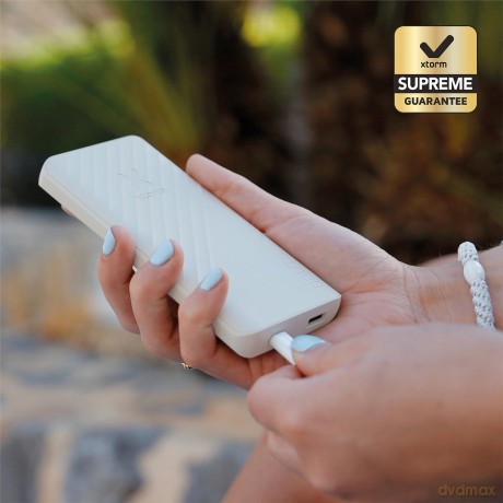 Xtorm - 15W FastCharge Go2 Powerbank 10.000 - Ash White