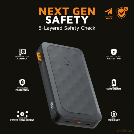 Xtorm - Power Bank USB-C PD 67W 45.000mAh 2xUSB-C Black