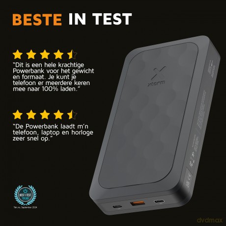 Xtorm - Power Bank USB-C PD 67W 45.000mAh 2xUSB-C Black