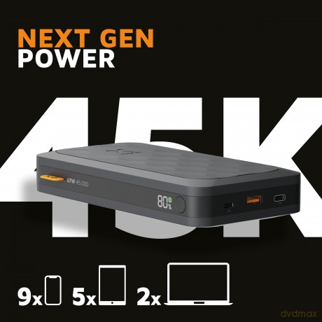 Xtorm - Power Bank USB-C PD 67W 45.000mAh 2xUSB-C Black