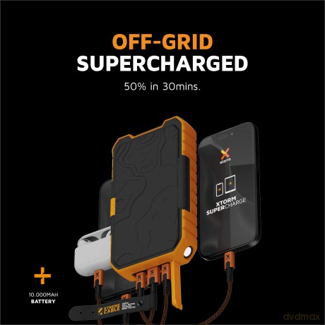 Xtorm - XR203 Rugged Solar Powerbank 20W - 10.000mAh