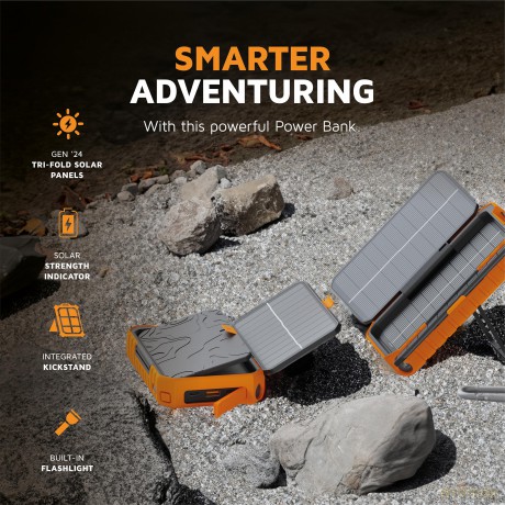 Xtorm - XR203 Rugged Solar Powerbank 20W - 10.000mAh