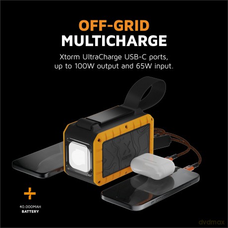 Xtorm - XR204 Rugged Flashlight Power Bank 100W - 40.000mAh