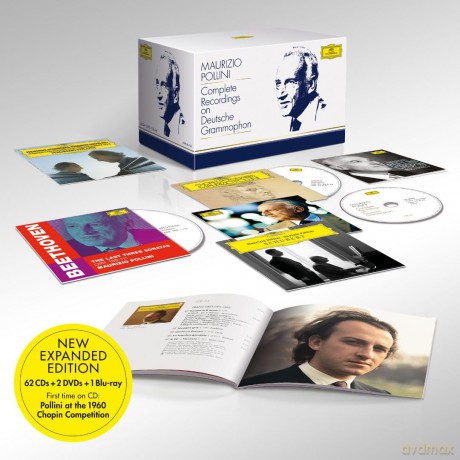 Maurizio Pollini: Maurizio Pollini: Complete Recordings On Deutsche Grammophon [BOX] [Blu-Ray]+[62CD]+[2DVD]