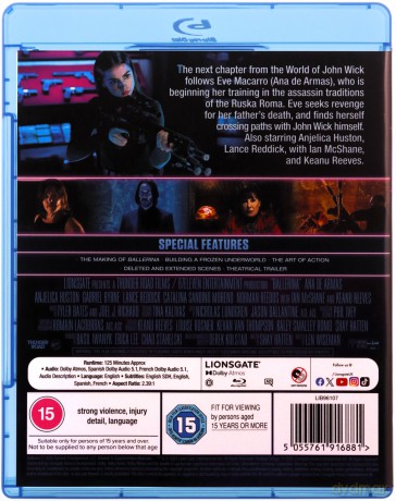 Ballerina (Ballerina. Z uniwersum Johna Wicka) [Blu-Ray]
