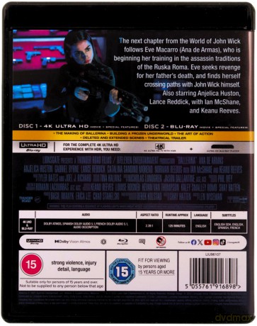 Ballerina (Ballerina. Z uniwersum Johna Wicka) [Blu-Ray 4K]+[Blu-Ray]