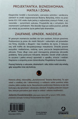Batycka. Gorzki smak sukcesu - Magdalena Kuszewska, Bożena Batycka [KSIĄŻKA]