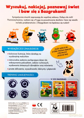 Bazgraki i zabawy 2-latków. Kapitan Nauka. Bazgraki [KSIĄŻKA]