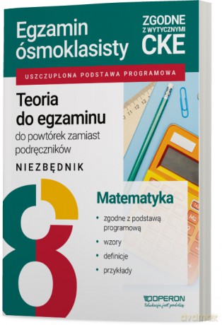Egzamin ósmoklasisty 2026 Matematyka Teoria do egzaminu Niezbędnik - Kinga Gałązka [KSIĄŻKA]